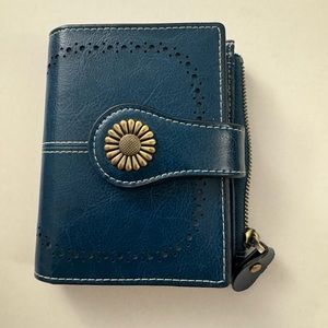 Pretty Sendefn Teal Wallet Leather D24